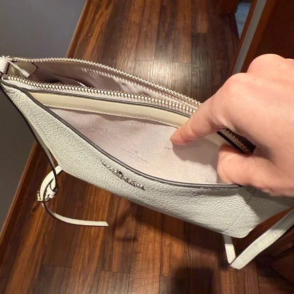 NWT Kate Spade Leila Medium Crossbody - Meringue - Picture 6 of 14